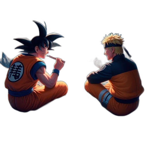 jacket, concept art, 3d render, pixel art, anime, outer space, underwater, goku transparent PNG cut-out