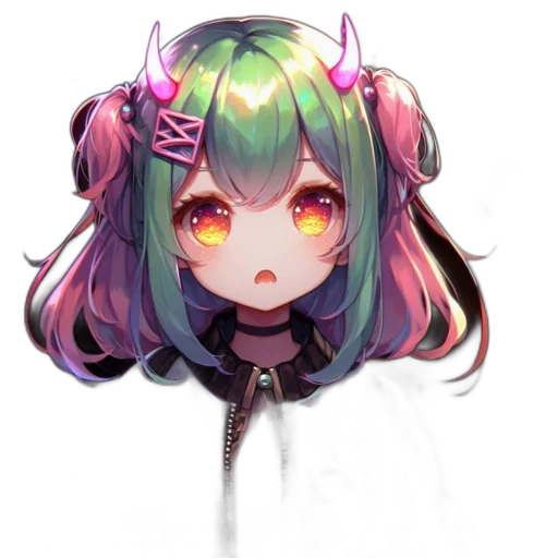 crown, creature, staff, dragon, anime, pixel art, fantasy art, concept art transparent PNG cut-out