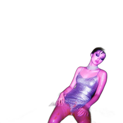 dress, creature, robot, vaporwave, 3d render, concept art, photorealistic, neon lights transparent PNG cut-out