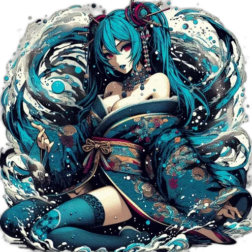 dragon, dress, mask, creature, anime, fantasy art, pixel art, concept art transparent PNG cut-out