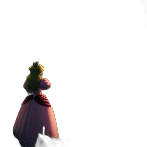 dress, staff, crown, robot, concept art, 3d render, pixel art, watercolor transparent PNG cut-out
