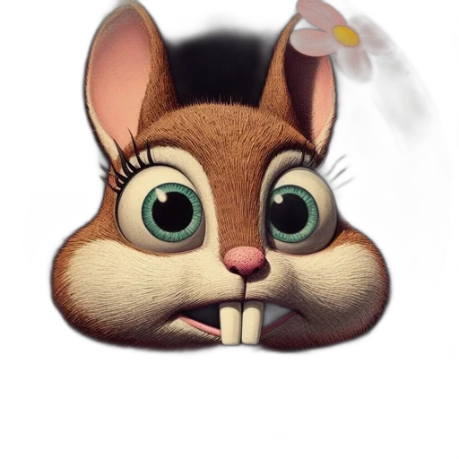animal, staff, mask, face, 3d render, cartoon, concept art, photorealistic transparent PNG cut-out