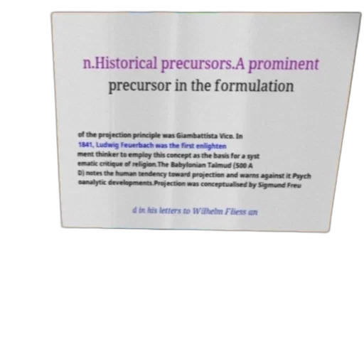 historical, precursors, projection, principle, include, giambattista, vico, ludwig transparent PNG cut-out