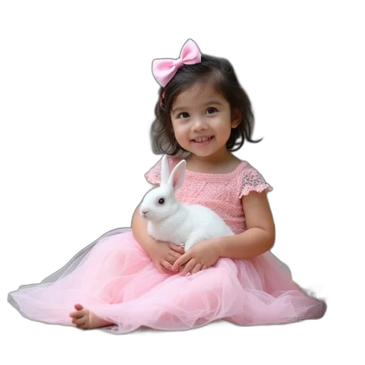 dress, photorealistic, 3d render, oil painting, young, girl, pink, sitting transparent PNG cut-out
