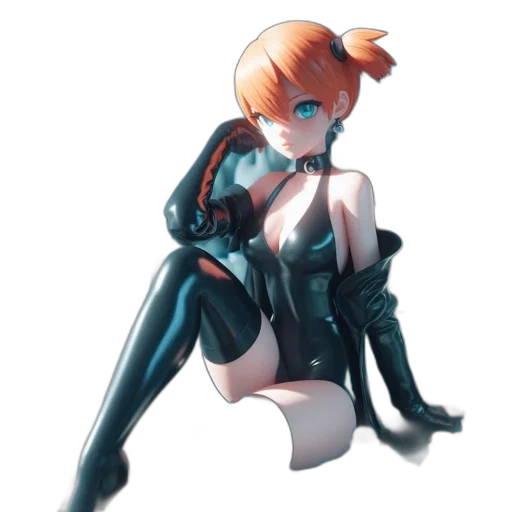 robot, weapon, dress, staff, concept art, cyberpunk, 3d render, anime transparent PNG cut-out
