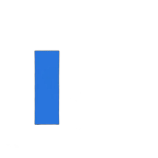 robot, pixel art, blue, bar, chart, showing, youtube, spotify transparent PNG cut-out