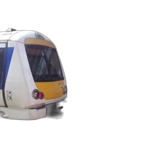 car, 3d render, photorealistic, modern, train, yellow, front, parked transparent PNG cut-out