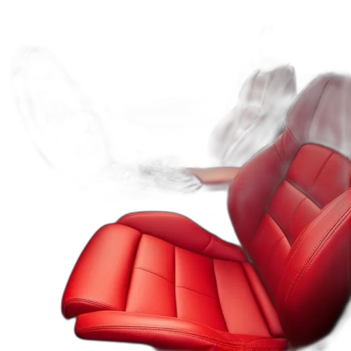 car, furniture, concept art, photorealistic, 3d render, fog, fire, interior transparent PNG cut-out