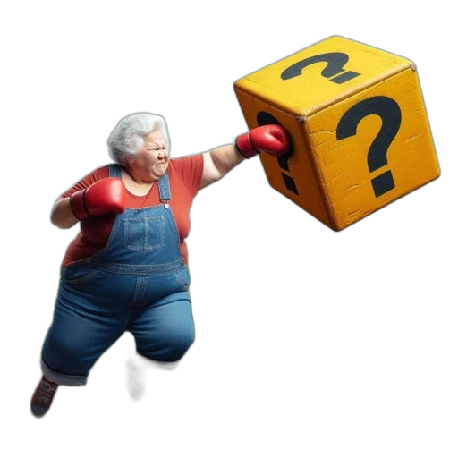 furniture, weapon, robot, dress, 3d render, concept art, elderly, woman transparent PNG cut-out