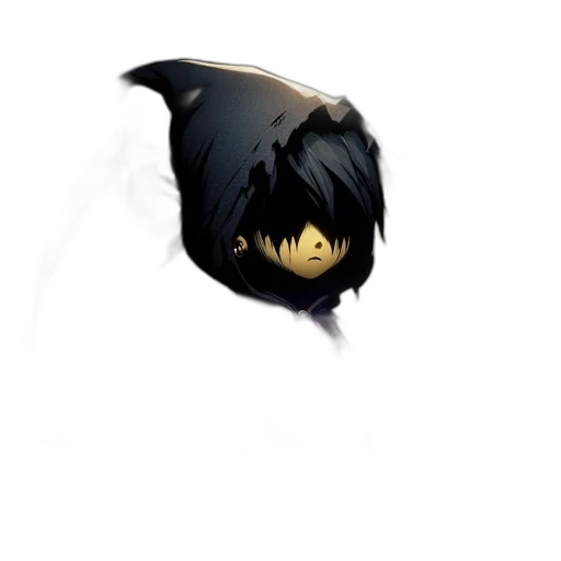mask, hair, face, crown, concept art, pixel art, fantasy art, anime transparent PNG cut-out