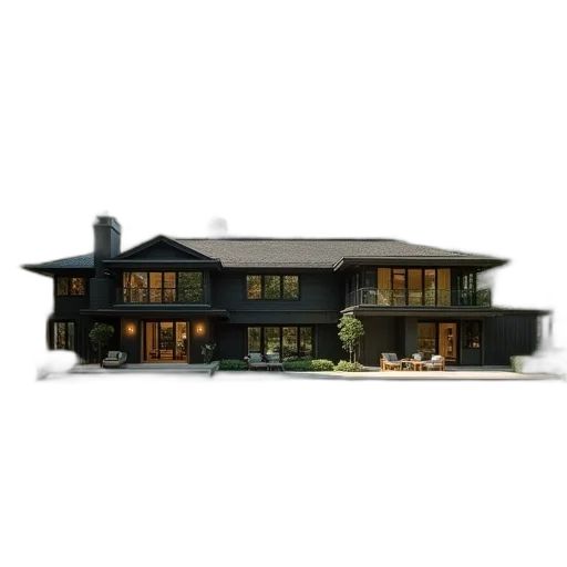 building, furniture, 3d render, photorealistic transparent PNG cut-out