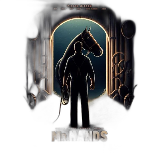 staff, fantasy art, pixel art, concept art, poster, hands, featuring, silhouetted transparent PNG cut-out