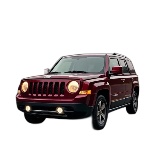 car, photorealistic, 3d render, maroon transparent PNG cut-out