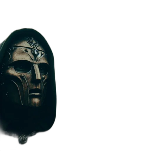 mask, crown, face, jewelry, concept art, fantasy art, 3d render, photorealistic transparent PNG cut-out