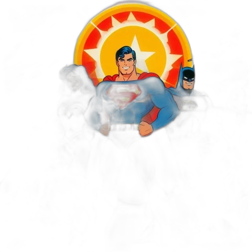 comic book art, concept art, 3d render, pixel art, group, animated, superheroes, including transparent PNG cut-out