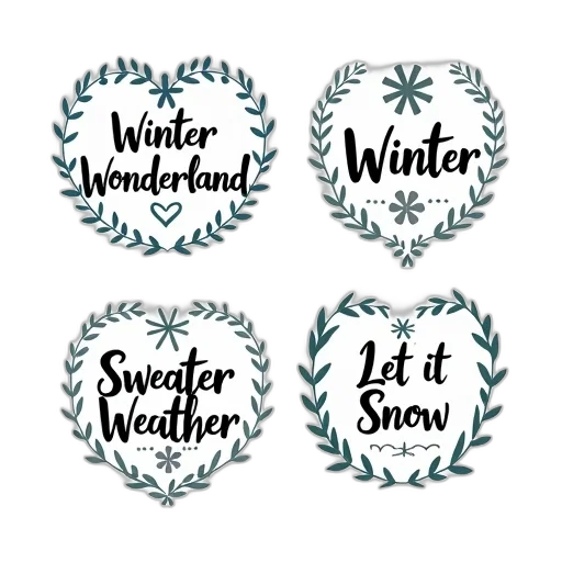 second, image, collection, four, separate, illustrations, each, different transparent PNG cut-out
