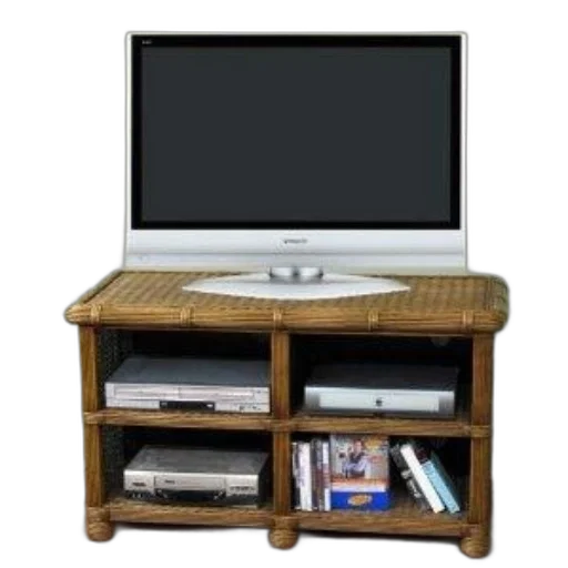 furniture, 3d render, photorealistic, flat-screen, mounted, rustic, woven, bamboo transparent PNG cut-out