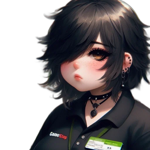 staff, face, mask, hair, anime, photorealistic, fantasy art, cyberpunk transparent PNG cut-out