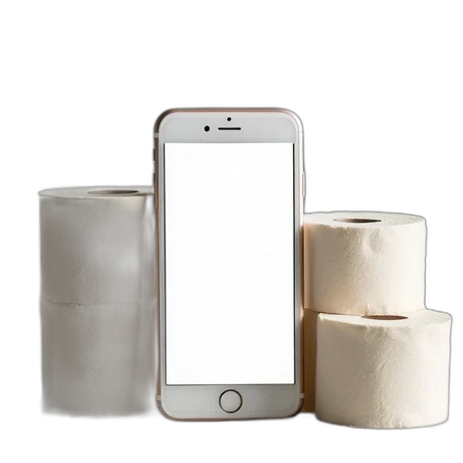 smartphone, showing, product, list transparent PNG cut-out