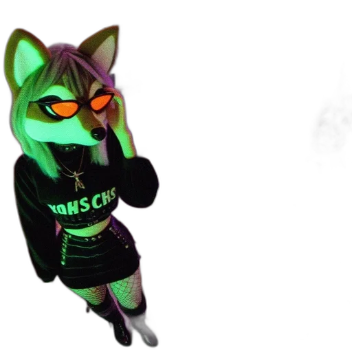 jacket, mask, staff, creature, 3d render, concept art, pixel art, cartoon transparent PNG cut-out