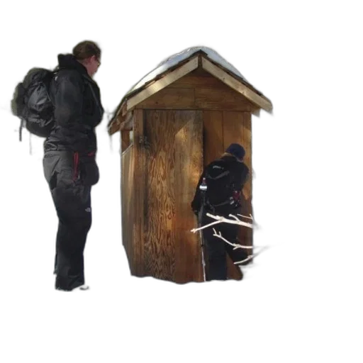 furniture, jacket, building, staff, 3d render, concept art, snow, forest transparent PNG cut-out