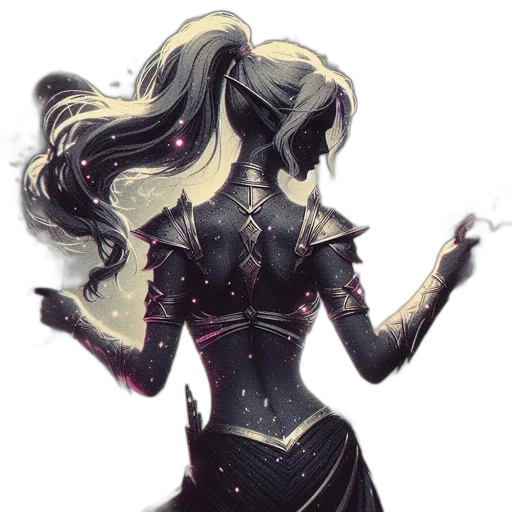dress, mask, jacket, fantasy art, concept art, comic book art, pixel art, dark transparent PNG cut-out