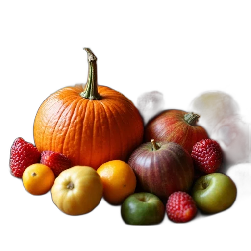 food, photorealistic, colorful, earth tones transparent PNG cut-out