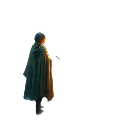 umbrella, sword, dress, jacket, concept art, 3d render, pixel art, fantasy art transparent PNG cut-out