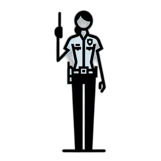 staff, robot, weapon, jacket, cartoon, comic book art, pixel art, concept art transparent PNG cut-out