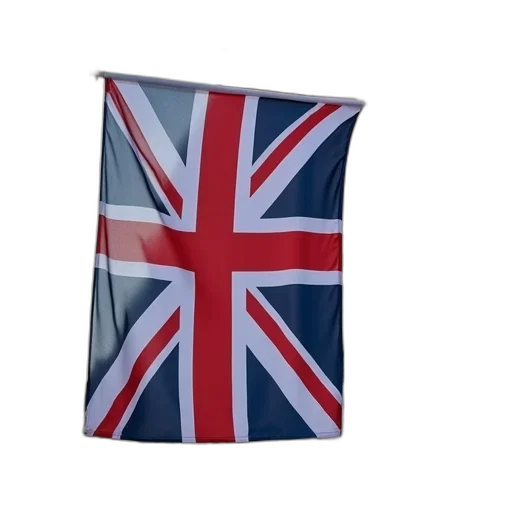 umbrella, jacket, hat, crown, 3d render, british, flag, outside transparent PNG cut-out