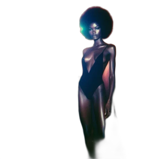 dress, hair, concept art, fantasy art, comic book art, pixel art, outer space, dark transparent PNG cut-out