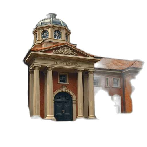 building, staff, 3d render, photorealistic, concept art, watercolor, city street, school transparent PNG cut-out