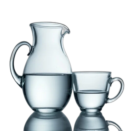 bottle, jewelry, 3d render, photorealistic, concept art, clear, glass, pitcher transparent PNG cut-out
