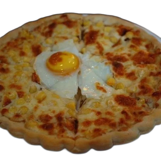 food, crown, jacket, face, 3d render, photorealistic, pizza, cheese transparent PNG cut-out