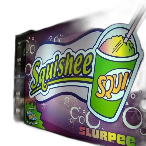 3d render, outer space, vibrant, advertisement, squishee, drink, featuring, colorful transparent PNG cut-out