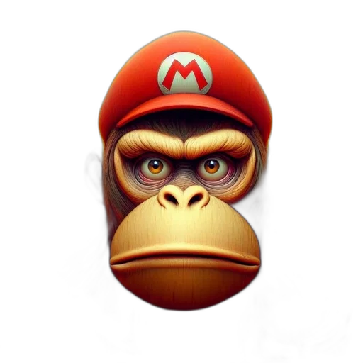 mask, animal, face, creature, 3d render, photorealistic, concept art, pixel art transparent PNG cut-out