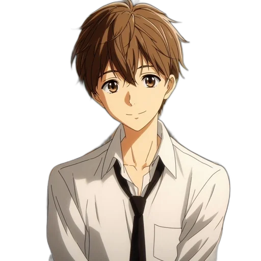 staff, face, anime, cartoon, photorealistic, pixel art, earth tones, young transparent PNG cut-out