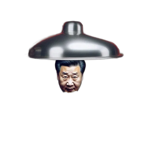 umbrella, hat, face, robot, vaporwave, photorealistic, pixel art, concept art transparent PNG cut-out