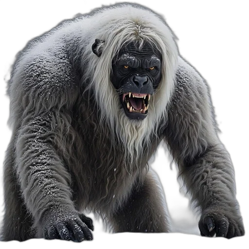animal, creature, face, photorealistic, concept art, 3d render, large, menacing transparent PNG cut-out