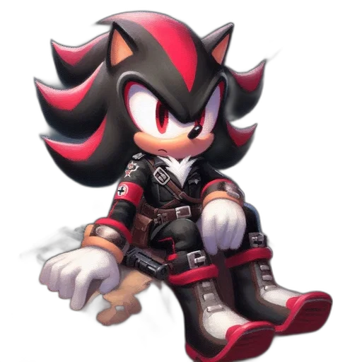 weapon, jacket, creature, staff transparent PNG cut-out