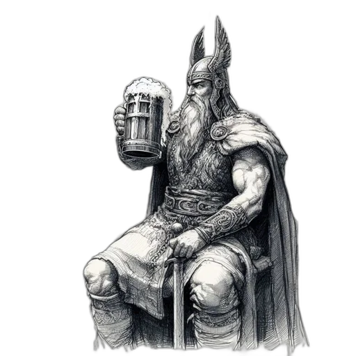sword, crown, dragon, staff, fantasy art, concept art, comic book art, pencil sketch transparent PNG cut-out
