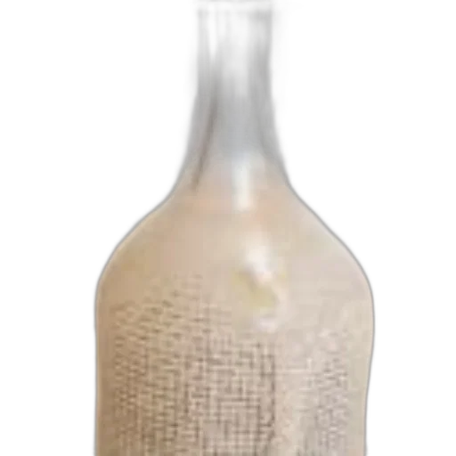 bottle, dress, hair, crown, 3d render, photorealistic, earth tones, textured transparent PNG cut-out