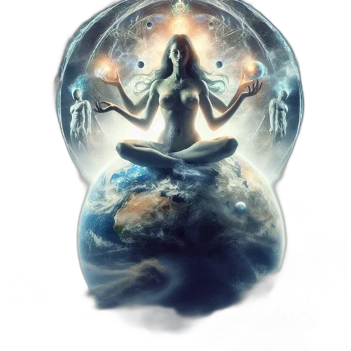 mask, creature, concept art, fantasy art, photorealistic, 3d render, outer space, underwater transparent PNG cut-out