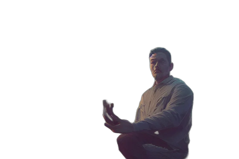 staff, robot, jacket, face transparent PNG cut-out
