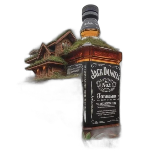 bottle, weapon, food, crown, photorealistic, 3d render, fantasy art, concept art transparent PNG cut-out
