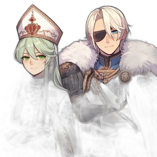 crown, mask, staff, sword, watercolor, fantasy art, concept art, pixel art transparent PNG cut-out