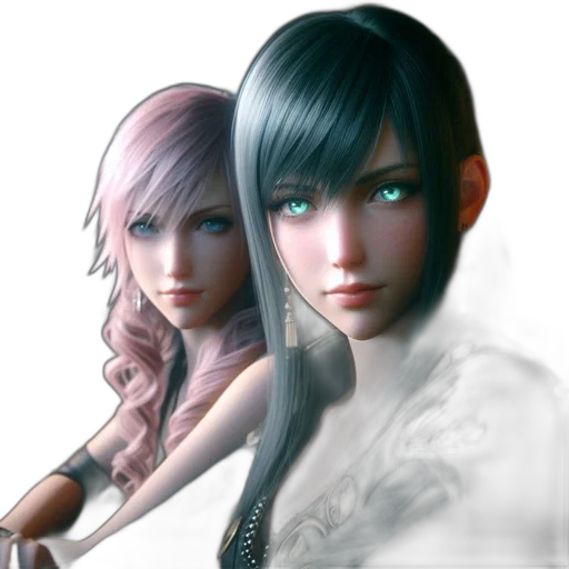 fantasy art, concept art, photorealistic, 3d render, pastel, monochrome, blue, dark transparent PNG cut-out