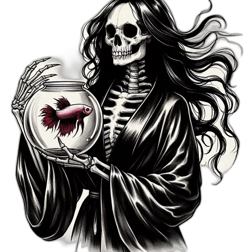 jewelry, mask, staff, comic book art, concept art, fantasy art, cartoon, skeletal transparent PNG cut-out