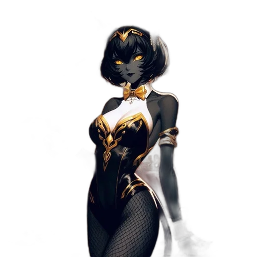 dress, mask, robot, jewelry, concept art, comic book art, fantasy art, 3d render transparent PNG cut-out