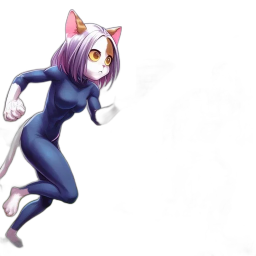 creature, animal, staff, weapon, anime, concept art, pixel art, watercolor transparent PNG cut-out